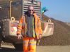 me at work