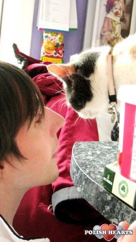My cat and myself from 2010