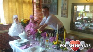 w pracy