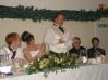 Me charming the guests at my sisters wedding in 2009