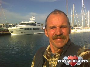 Na tle portu w Valencji-Hiszpania