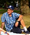 IN LONDON PARK WITH FRIENDS