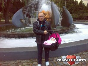 Jeszcze w Polsce z moją wnusią Jula Kołobrzeg 2012