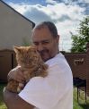 With my friends cat 