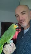 My parrot Ralph and I