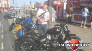 Zjazd harley w Scarborough. 